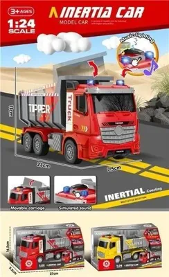Zdjęcie produktu dla Auto ciężarówka ze światłem i dźwiękiem - Merkpol