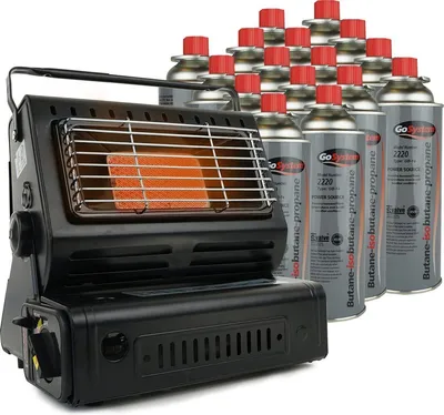 Obrázek produktu pro Plynové topení Eurocatch s 16 plynovými kanystry