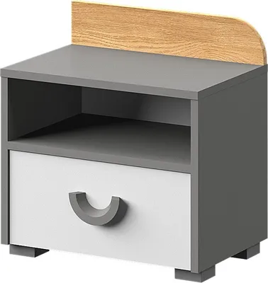 Produktbild von Furniture24 Nachttisch Carini CA12 Nachtschrank mit Schublade