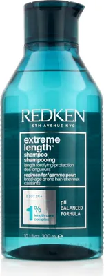 Produktbild von Redken Extreme Length Shampoo, Frauen, Professionell, Shampoo, beschädigtes Haar, Alle Farben, 300 ml