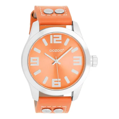 Produktbild von Oozoo Armbanduhr orange Metall schimmernd Junior Damen Analog-Quarzuhr UOJR317