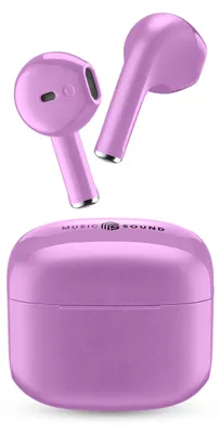 Produktbild von Music Sound Swag, True Wireless Stereo (TWS), Anrufe/Musik, 66 g, Kopfhörer, Violett