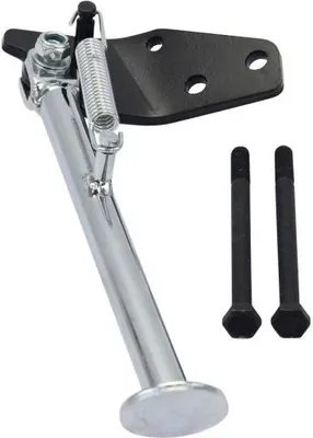 Image de Béquille latérale chromée/noire 240mm pour Kreidler Florett K54 LFLH LF-H LF-F RS RSH RMC GT RM TM