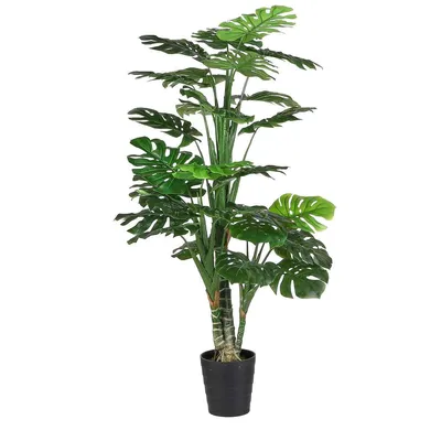 Produktbild von Mica Decorations Monstera Kunstpflanze - H160 x Ø80 cm - Grün
