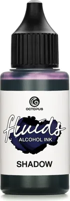 Immagine prodotto di Octopus Fluids Alcohol Ink SHADOW, inchiostro ad alcool per Alcohol Ink Art
