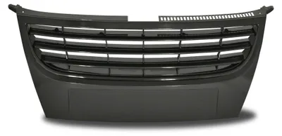 Kühlergrill Sportgrill Gitter Grill ohne Emblem Schwarz für VW Touran 1T 12/06 – Produktansicht