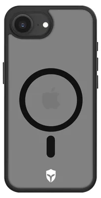 Image de Force Case, coque MagSafe pour iPhone 17e Air, design Frost mat et élégant, noir / transparent