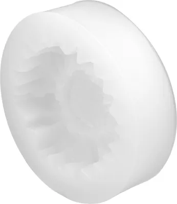 Imagen del producto de Moldes de fondant con forma de girasol, moldes para hornear pasteles y cupcakes con forma de flor, ideales para fiestas de bebés, color blanco, sin agujeros
