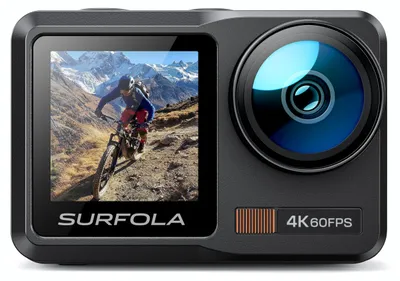 Productafbeelding van Surfola Action Cam 4K 60FPS, SF630 onderwatercamera, 40 meter, metalen behuizing, geschikt voor gebruik in water