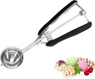 Produktbild von Eisportionierer Edelstahl 22*5cm mit Auslöser Spülmaschinenfest
