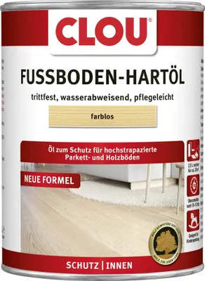 Produktbild von Clou Fußboden Hartöl 2,5 L farblos