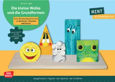 Produktbild von Die kleine Wolke und die Grundformen. Erzählschienen-Figurenset