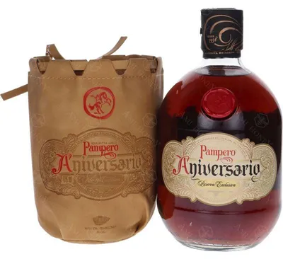 Immagine prodotto di Pampero Aniversario Reserva Exclusiva Ron Extra Añejo 40% Vol. 0,7l in sacchetto di pelle