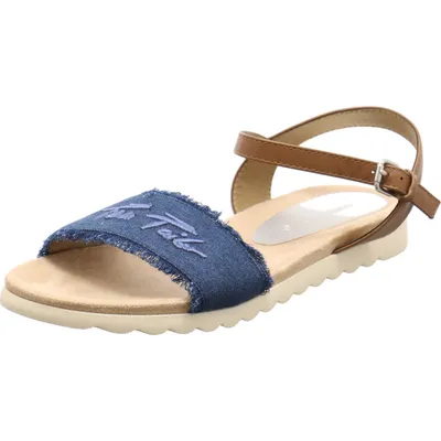 Produktbild von Tom Tailor Damen Sandalen Blau Textil-Synthetik-Mix Größe: 40