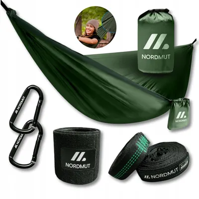 Produktbild von Reise-Camping-Hängematte Groß 275x140cm Bis 300kg Leicht