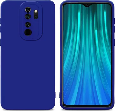 Produktbild von Cadorabo Hülle für Xiaomi RedMi NOTE 8 PRO Schutz Hülle in Blau TPU Silikon Etui Case Handyhülle