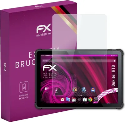 Produktbild von atFoliX FX-Hybrid-Glass Displayfolie kompatibel mit Oukitel RT8 Glasfolie