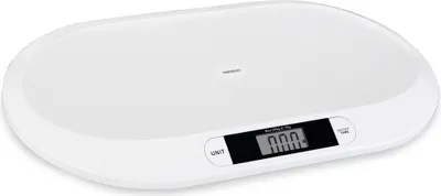 Produktbild von MONZANA® Babywaage Digital bis 20kg LED Anzeige Automatische Abschalt- & Tara-Funktion Rutschfest Tierwaage Hunde Katzen Säuglinge Stillwaage