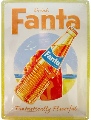 Produktbild von Nostalgic-Art - Blechschild 30x40cm - Fanta Bottle Special Edition