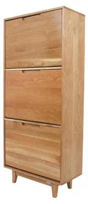 Produktbild von Schuhschrank aus massivem Eichenholz