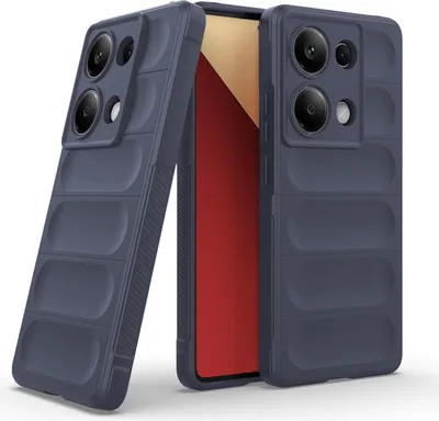 Produktbild von Handy Hülle für Xiaomi Redmi Note 13 Pro Grip Case Cover Schutzhülle Softgrip Farbe: Dunkelblau