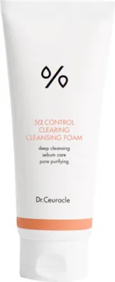 Immagine prodotto di Schiuma detergente profonda per pelli grasse e problematiche 5a Control ( Clearing Cleansing Foam) 200ml
