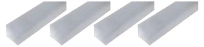 Immagine prodotto di Alberts, profilo a L, profilo angolare, alluminio, colore naturale, 60 x 60 x 3 mm, lunghezza 1 metro