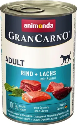 Image de ANIMONDA Grancarno Adult saumon et épinards 400g