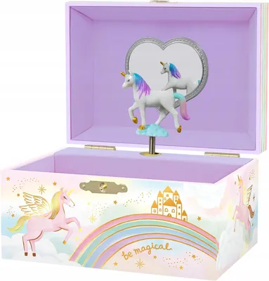 Produktbild von Musikalische Schmuckschatulle Einhorn Spieluhr Rosa
