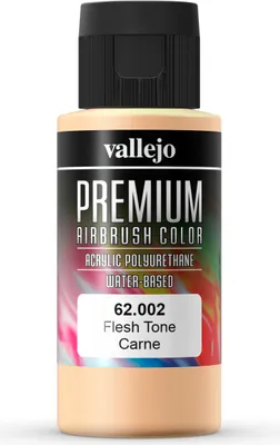 Premium Color Opaque Vallejo 62002 Flesh Tone 60ml Airbrush Farbe