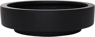 Image de Pot de fleurs décoratif, anthracite, 10x37 cm