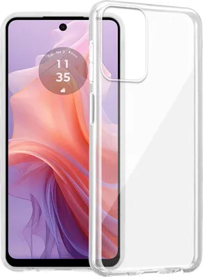 Immagine prodotto di Cadorabo Custodia per Motorola Moto E14 4G / G04 4G / G04s 4G / G24 4G Custodia in silicone per telefoni cellulari [Tecnologia che non ingiallisce mai], Custodia protettiva resistente ai graffi e agli urti COMPLETAMENTE TRASPARENTE