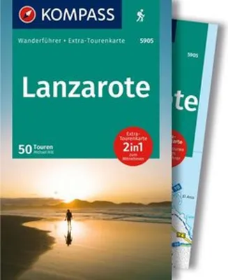 Produktbild von KOMPASS Wanderführer Lanzarote, 50 Touren mit Extra-Tourenkarte