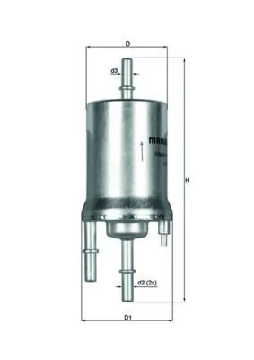 Image de Filtre à carburant KNECHT KL 156/1