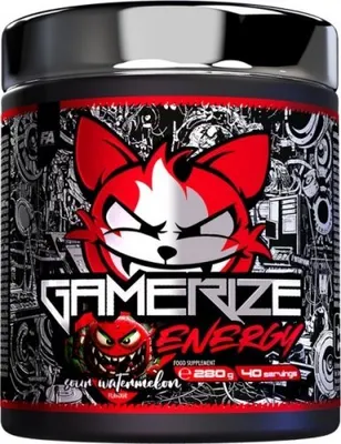 Produktbild von Gamerize Energy Pre-Workout Booster, Rot Orange, 280 g