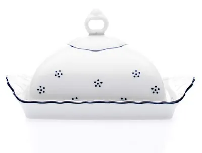 Produktbild von Butterdose, tschechisches Porzellan, Verona, 250 g, blaue Valbella, G. Benedikt