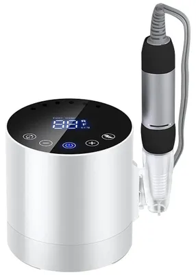 Produktbild von Livista Elektrische Nagelfeile - Nagelfräser Komplettset 35000 U/min - Maniküre & Pediküre - Weiß