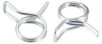 10 Schlauchschellen 6 mm, Federklemmen für Kraftstoffschlauch 7 mm