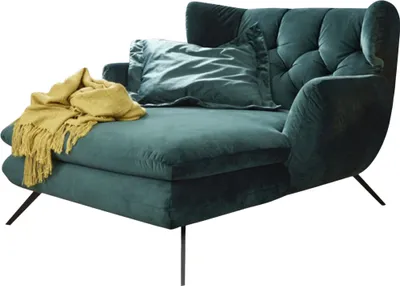 Produktbild von KAWOLA Longseat CHARME Velvet smaragd