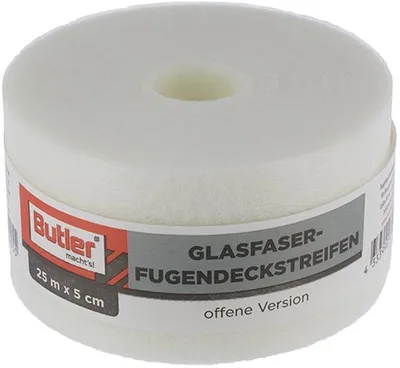 Produktbild von 1 x 25 m Fugendeckstreifen aus Glasfaservlies
