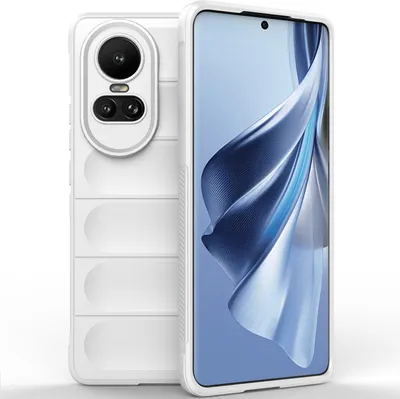 Produktbild von Handyhülle für Oppo Reno10 Weich TPU Silikon Stossfest Anti-rutsch Hülle Weiß