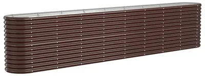Zdjęcie produktu dla VIDAXL -Pflanzer 332x40x68 cm Pulver -Stahlbraun