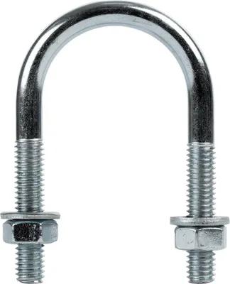 Produktbild von DROMET Bügelschraube M6 x 28 mm (3/4") Typ B U-Bolzen verzinkt mit Muttern