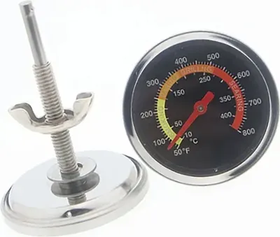 Zdjęcie produktu dla Bimetaliczny termometr do piekarnika ze wspornikiem i wyświetlaczem temperatury do grilla