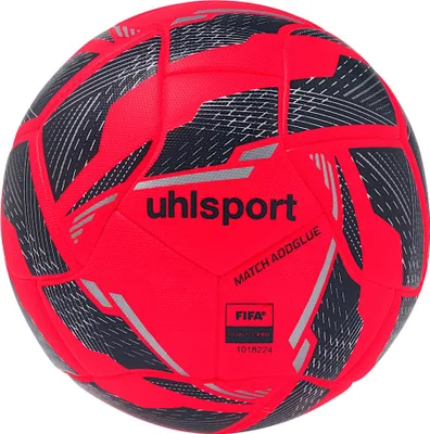 Produktbild von Uhlsport Match Addglue Spielball - Neonrot / Marine / Silber