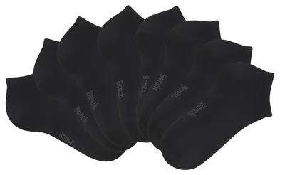 Produktbild von Bench Sneakersocken Damensocken Logosocken klassisch mit Baumwolle 8 -teilig 8x schwarz Größe 39/42