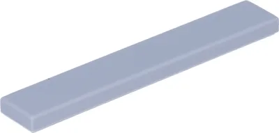 A single, light gray, rectangular bar object on a white background.