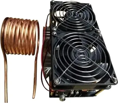 Obrázek produktu pro Indukční topný modul ZVS, vysoký tepelný výkon, nastavitelný topný kroužek, černý