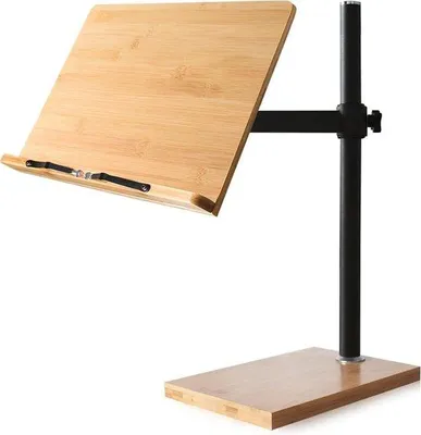 Image de Support de livres Famanu, réglable en hauteur, dimensions : 33,5 x 23,3 cm