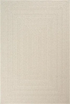 Produktbild von Outdoorteppich Terasse Balkon Indoor Robust Teppich Jute-Look